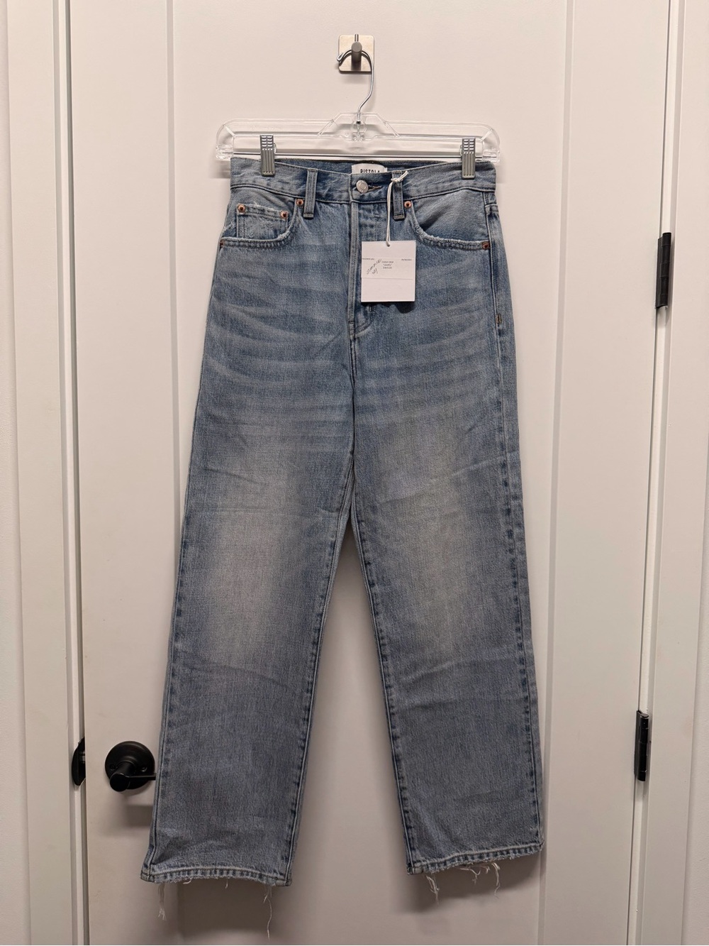 NWT PISTOLA High-Rise Straight Leg Women’s Jeans - Light Blue